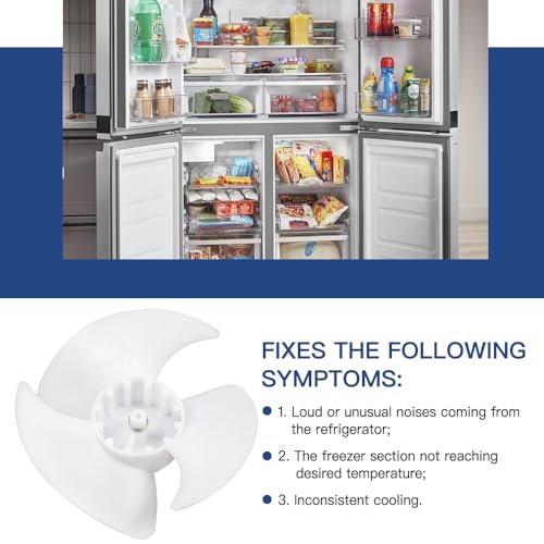 Upgraded WR60X10205 Refrigerator Evaporator Fan Blade - Image 5