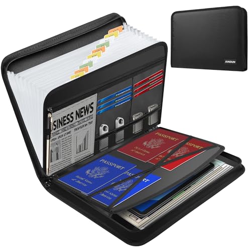 JUNDUN Fireproof Accordion File Organizer - Image 2