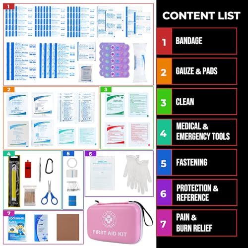 Premium First Aid Kit - 305 Piece Dual-Color Emergency Kit - Image 4