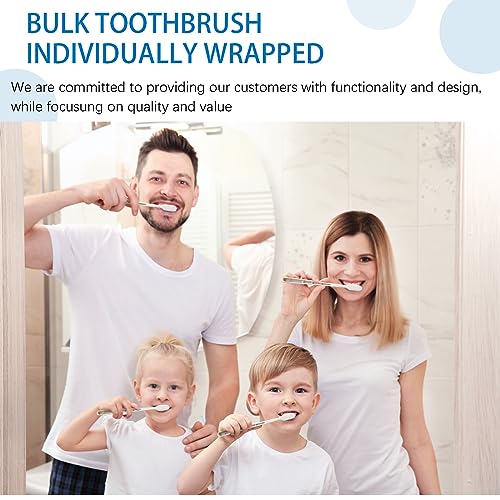 Uiifan 100 Sets Disposable Toothbrush with Toothpaste - Image 5