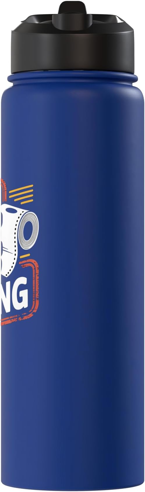 I Don't Wipe After Pooping Bathroom Gross Joke - Stainless Steel Insulated Water Bottle