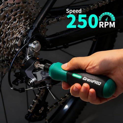 4V Cordless Electric Screwdriver Set, 51 Magnetic Bits, LED Light - Image 4