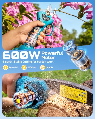 SEESII 2-in-1 Mini Chainsaw & Pruning Shears, 20V Brushless Motor - Image 7