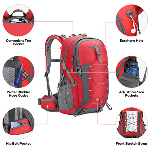 Maelstrom 40L Hiking Backpack, Lightweight Camping Daypack - Image 4