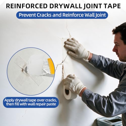 Wall Spackle Drywall Repair Kit Tape & Scraper for Nail | Home Repair - Image 7