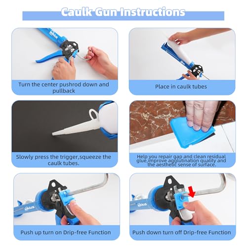 Professional Caulk Guns, Heavy Duty Caulking Gun - Image 6