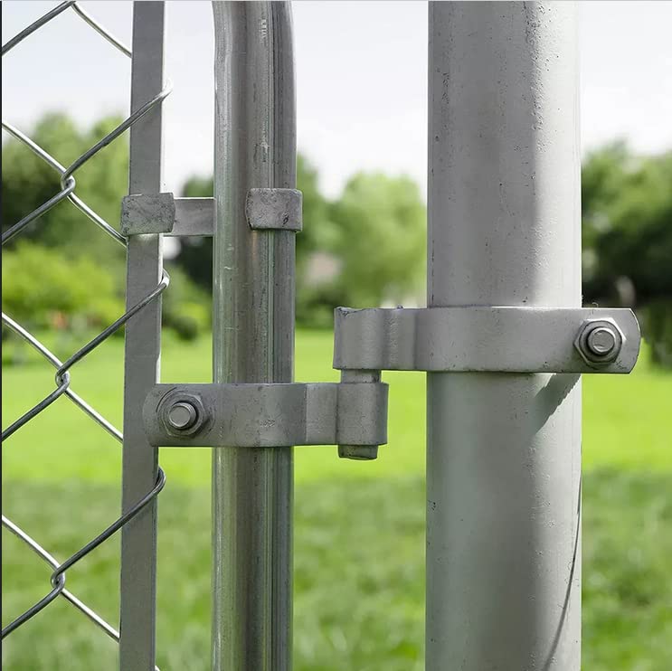2 Pack Chain Link Fence Frame Gate Post Female Hinge - Image 6