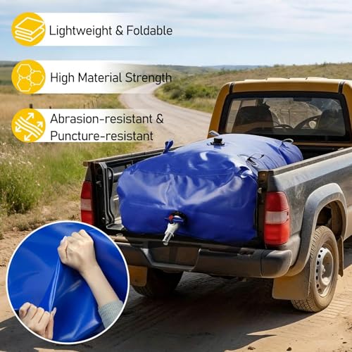 240L/63.4 Gal Large Capacity Collapsible Water Storage Bladder - Image 4