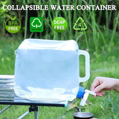 Collapsible Water Container with Spigot & Hook, BPA Free - Image 6