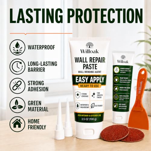 Drywall Repair Kit,Wall Spackle Repair Paste with Scraper - Image 5