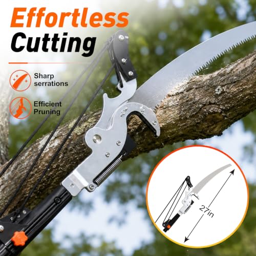 Upgraded Tree Trimmer, 26FT Heavy-Duty Pole Saw | Power Tool Accessori - Image 5