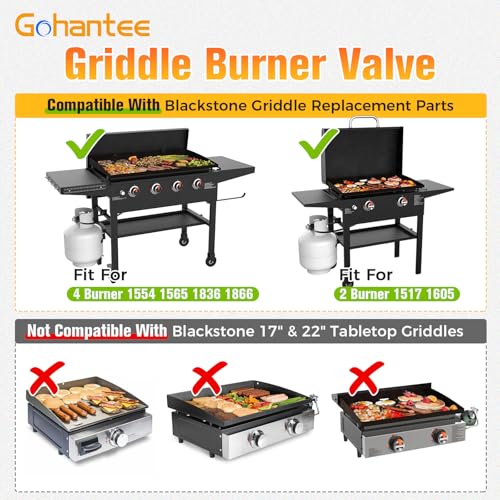 Griddle Burner Valve Compatible with Blackstone 36 Gas Grill - Image 3