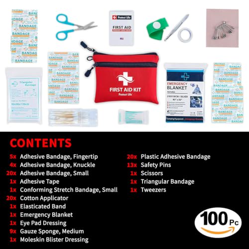Protect Life Travel First Aid Kit for Car - Small Mini - Image 5