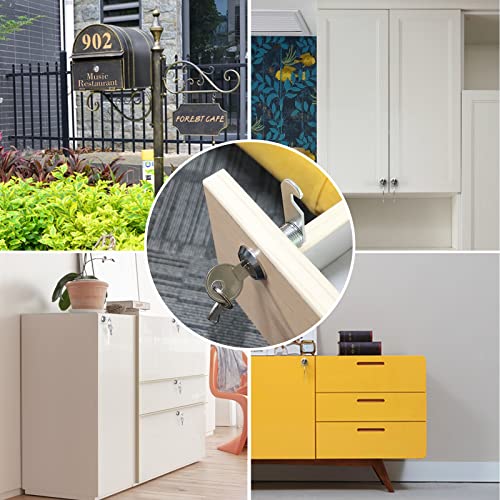 3 Pack Cabinet Locks with Keys, 5/8" Cam Lock keyed Alike - Image 6