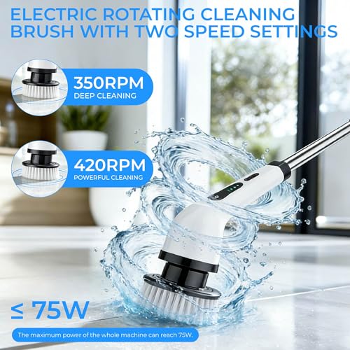 Electric Spin Scrubber for Bathroom, Cordless & | Bathroom Essentials - Image 4