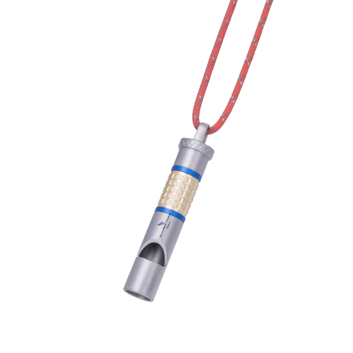 iBasingo Pea-Less Titanium Emergency Whistle Survival Safety Gear - Image 1