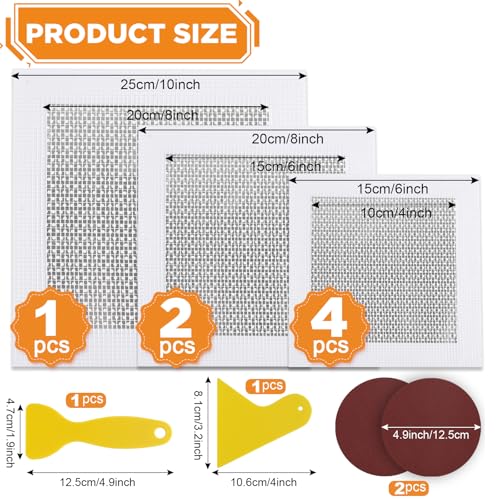 Romeda Drywall Patch Kit 11 Pack, 4/6/8 Inch Wall Patch | Home Repair - Image 3