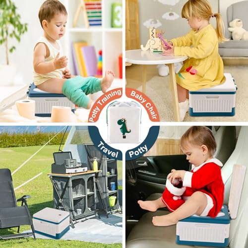 Fabulas Portable Potty for Toddler Travel, Foldable Travel - Image 6