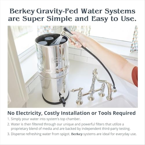 Big Berkey 2.25 Gal Gravity Water Filter System with BB9-2 - Image 6