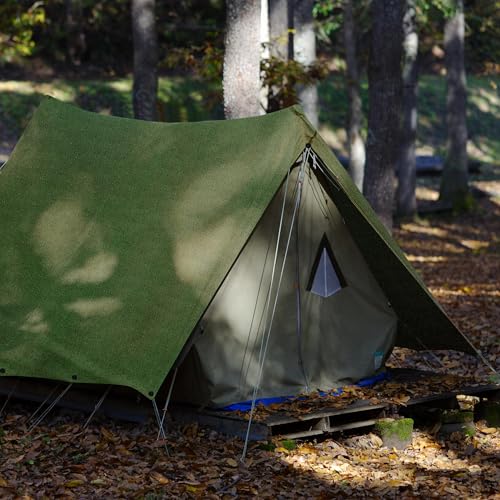 Zuperia Heavy Duty Canvas Tarp (8' x 10' ft - Pack of 2) - Image 3