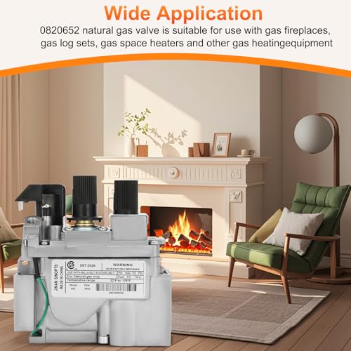 0820652 Natural Gas Fireplace Valve, Appliances for Fireplaces - Image 4