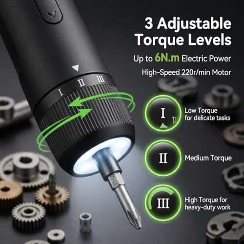 Kartop Electric Screwdriver Kit with 21 Magnetic Bits | Hand Tools - Image 3