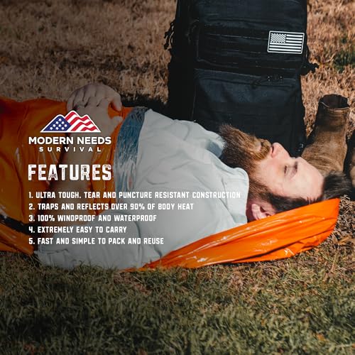 Emergency Sleeping Bag Survival | Emergency Blanket, Bivy - Image 6