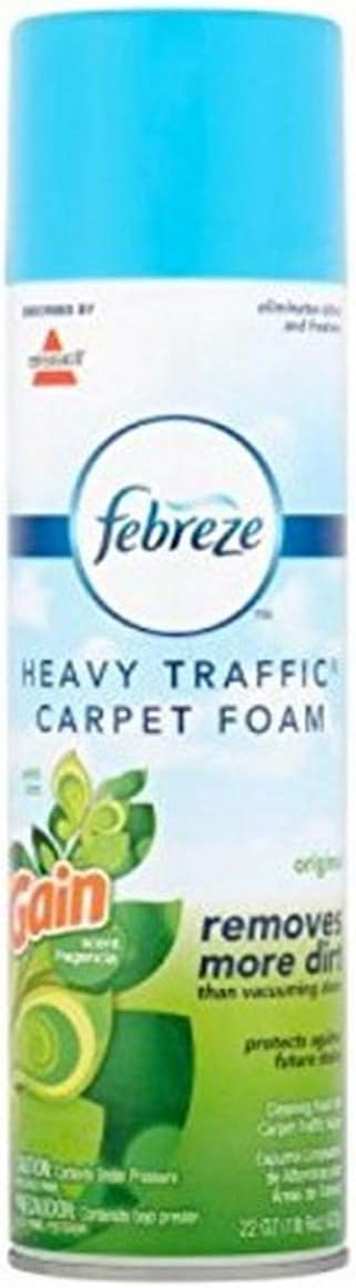 Bissell Febreze Gain Scent Heavy Traffic Carpet Foam, 22 Ounce