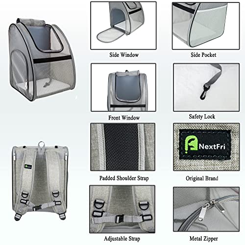 Pet Carrier Backpack, Ventilated and Breathable for Cats Dogs - Image 5
