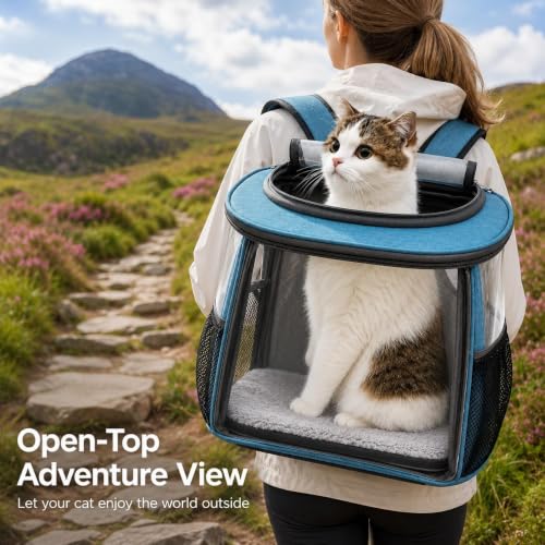 Pet Backpack Carrier for Cats and Small Dogs, Under 13.2 lbs - Image 4