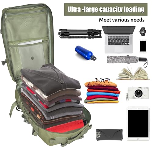 Createy 45L Military Tactical Backpack Large 3 Day Assault - Image 4