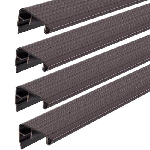 4 Pcs 36" L Fixed Vinyl Sill Threshold Cap 1-5/32 Inches High - Image 2