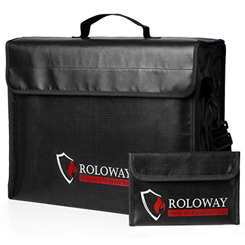 Large (17 x 12 x 5.8 inches) Fireproof Bag, Water | Home Organization - Image 2