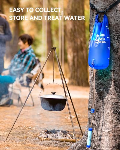 8L Camping Water Filtration System, Protable Gravity Water - Image 3