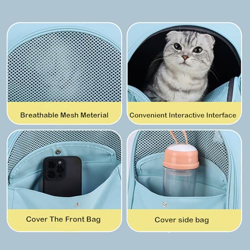 Cat Carrier Backpack,Large Space Animal Carrier Backpacks - Image 5
