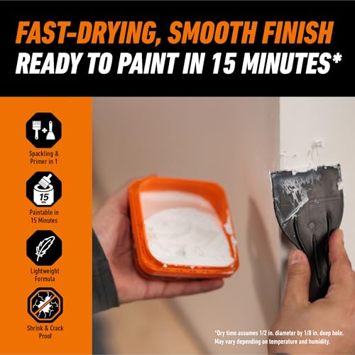 GORILLA Wall Repair Kit, Heavy Duty Spackling - Image 5