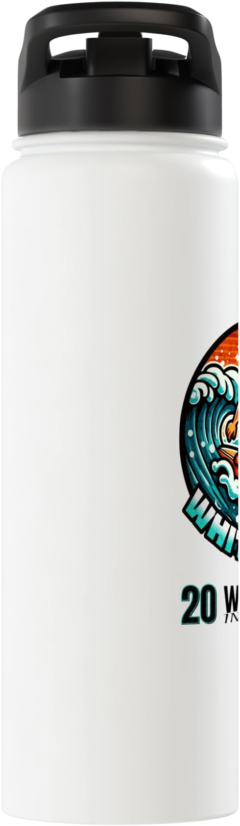 Whitley Bay Surfer Wipeouts Included 2024 Cartoon Style Stainless Steel Insulated Water Bottle