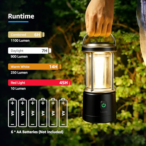 Lepro 1100LM Battery Powered LED Camping Lantern | Travel Essentials - Image 4