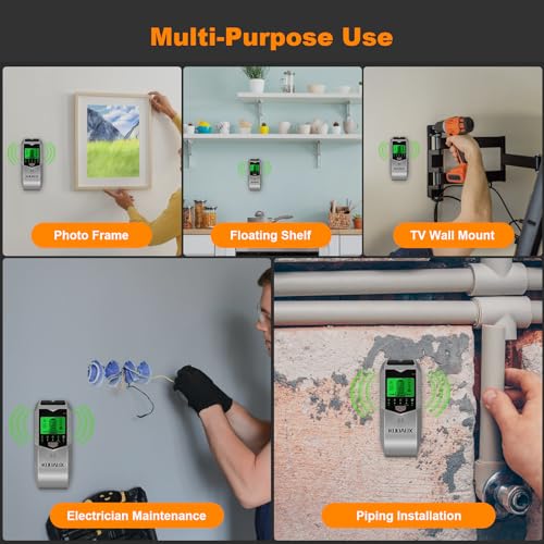 Stud Finder Wall Scanner, 5 in 1 Stud Detector with Smart - Image 7