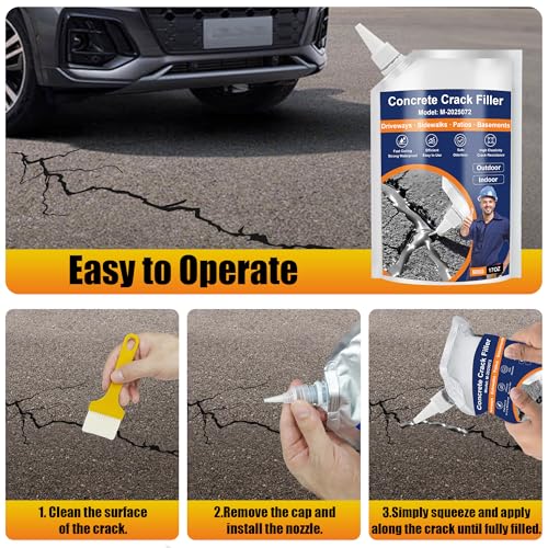 Self Leveling Concrete Crack Filler, 70 Oz 4 Pack - Image 6