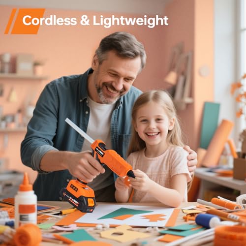 THINKWORK 20V Cordless Glue Gun with 32 Glue Sticks - Digital - Image 3