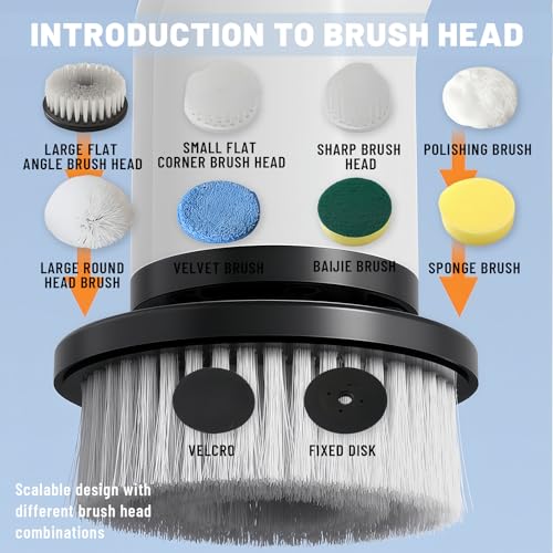 Electric Spin Scrubber- Ditch the Scrubbing! Long Handle - Image 4