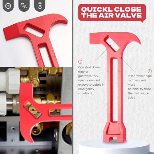 4-in-1 Emergency Tool – Gas & Water Shut Off Wrench | Hand Tools - Image 7