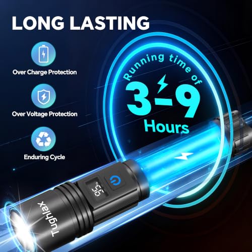 Rechargeable Flashlights Super Bright LED Flash Light 2 Pack - Image 6