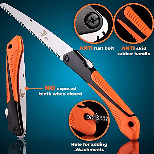 coher Folding Hand Saw for Tree Pruning, Camping - Image 4
