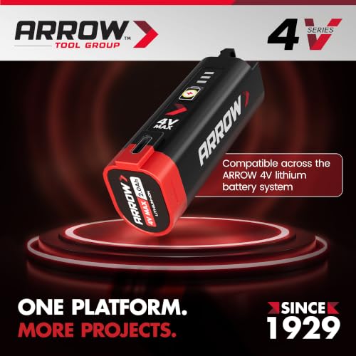 Arrow 4V Cordless Electric Screwdriver Kit, 28 Bits - Image 4