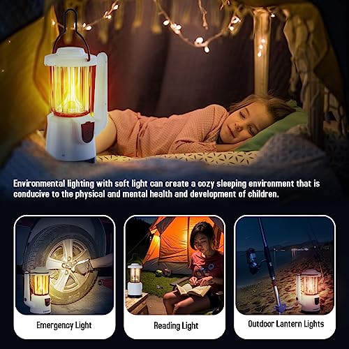Rechargeable Flashlight Lantern 2-in-1 LED Handheld - Image 7