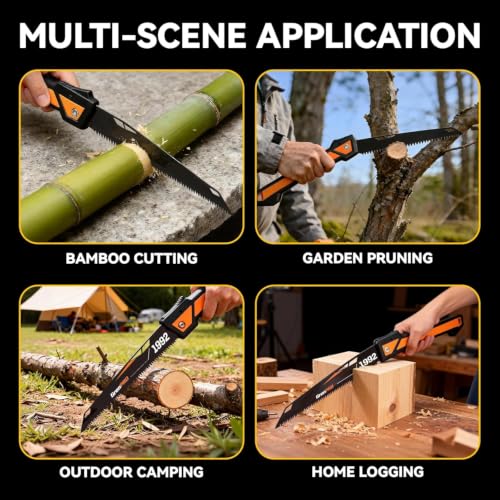 Folding Pruning Saw 10 Inch, Hand Saw for Tree Trimming - Image 6