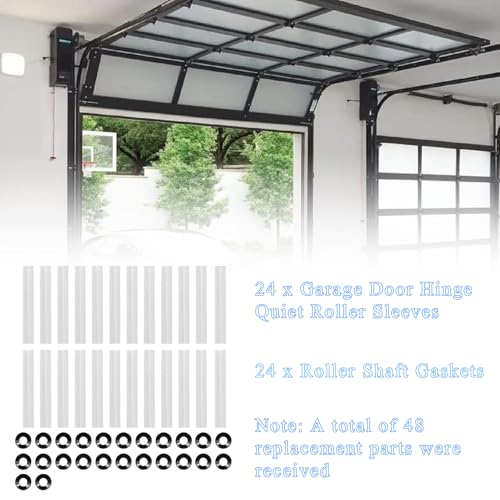 48pcs Garage Door Hinge Silent Roller Kit Contains Silent - Image 6