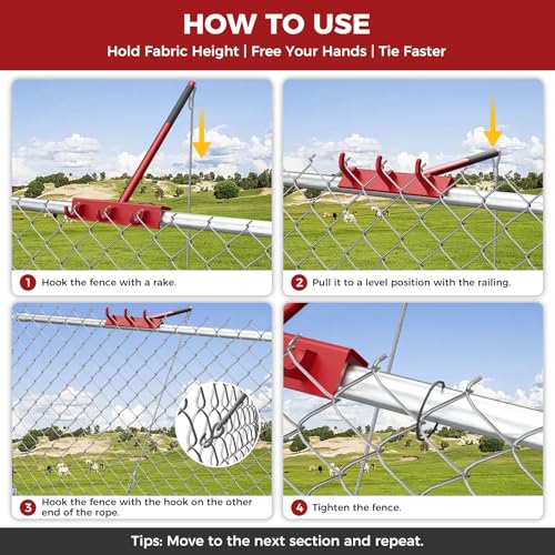 333'S Chain Link Fence Puller Set (2PCS) – Heavy-Duty | Home Repair - Image 6